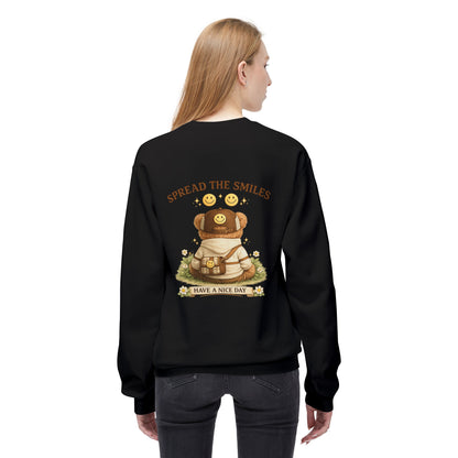 Spread the Smiles Bear Sweatshirt | Eco-Limited