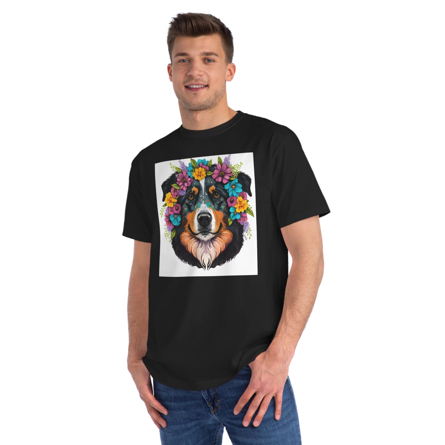 Floral Soul Dog Organic T-Shirt | Organic-Limited