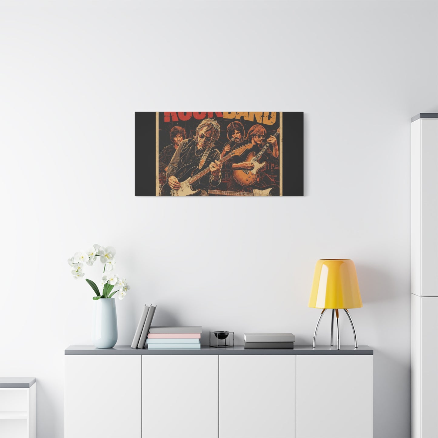 Rock Band Vintage Canvas Wall Art | Eco - Limited