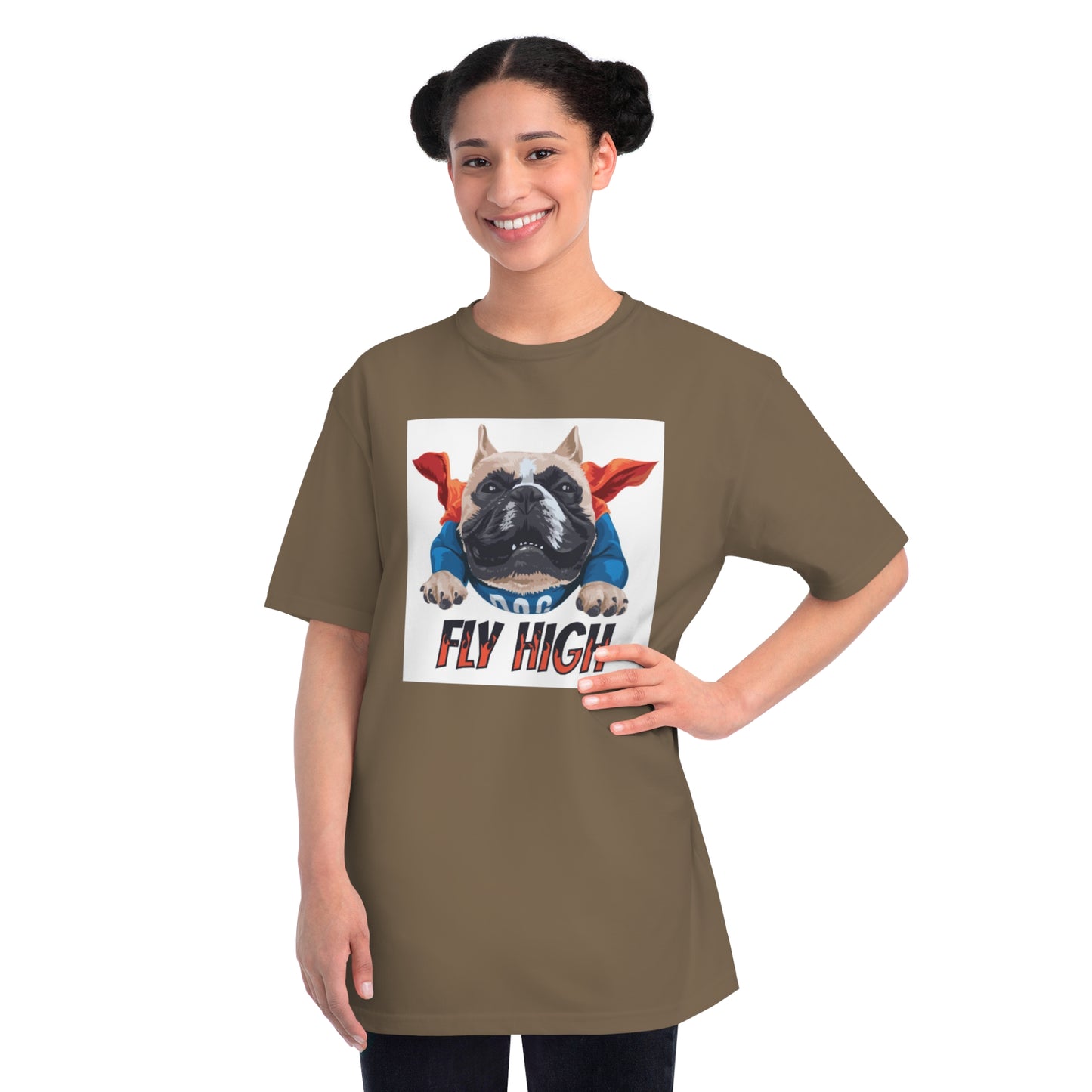Organic Fly High Bulldog T-Shirt | Organic-Limited