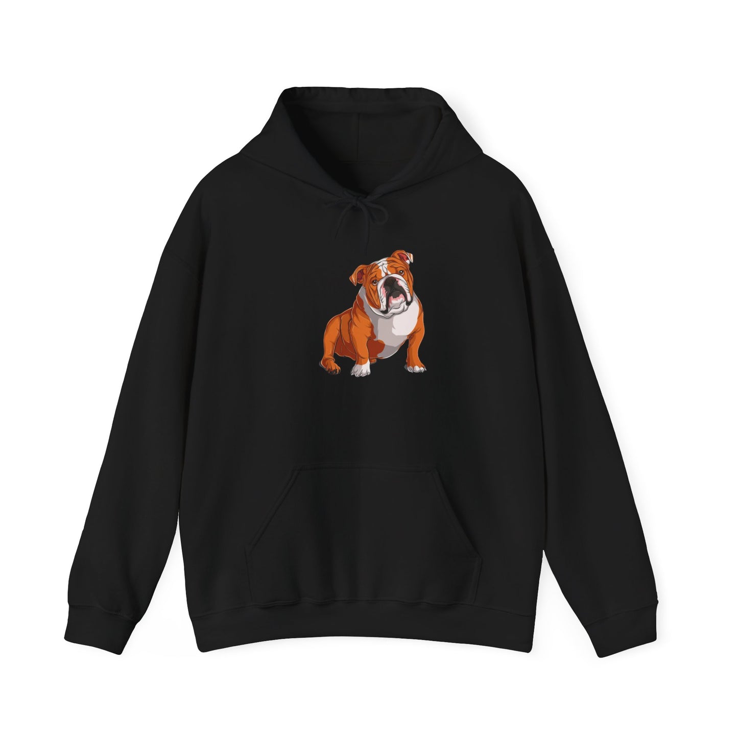 Cute English Bulldog Graphic Hoodie|Eco-Friendly - Limited