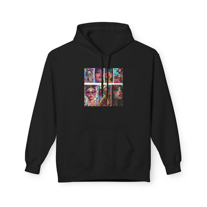 Color Pop Fashion Art Graphic Hoodie | Eco-Limited