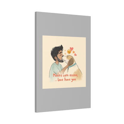 Love Never Leaves Canvas | Eco-Limited