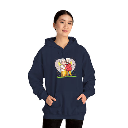 Heartwarming Elderly Couple Hoodie – Cozy Gift Style
