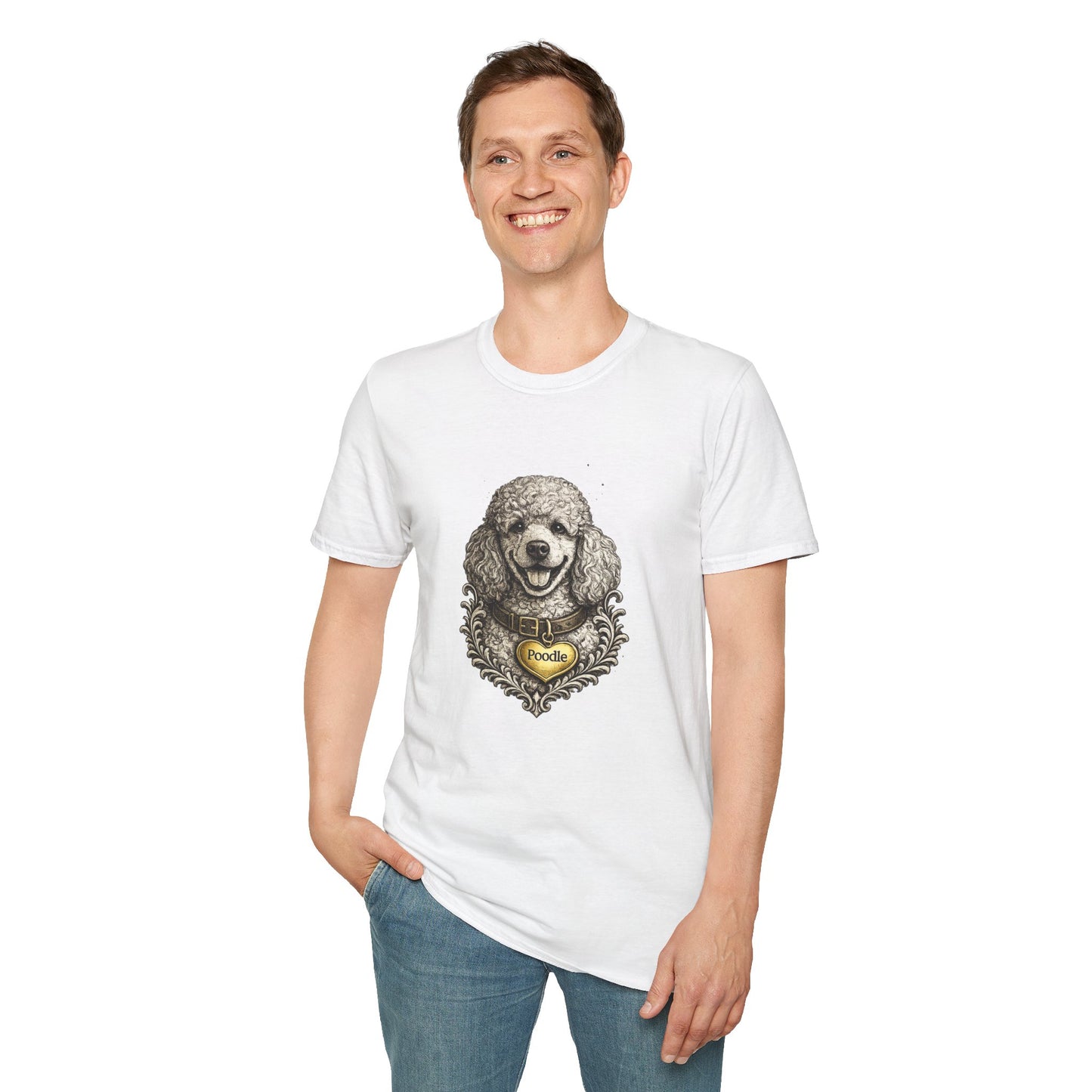 Poodle Ink Portrait T-Shirt | Eco-Limited