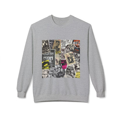 Punk Collage Art Graphic Sweatshirt | Eco-Limited