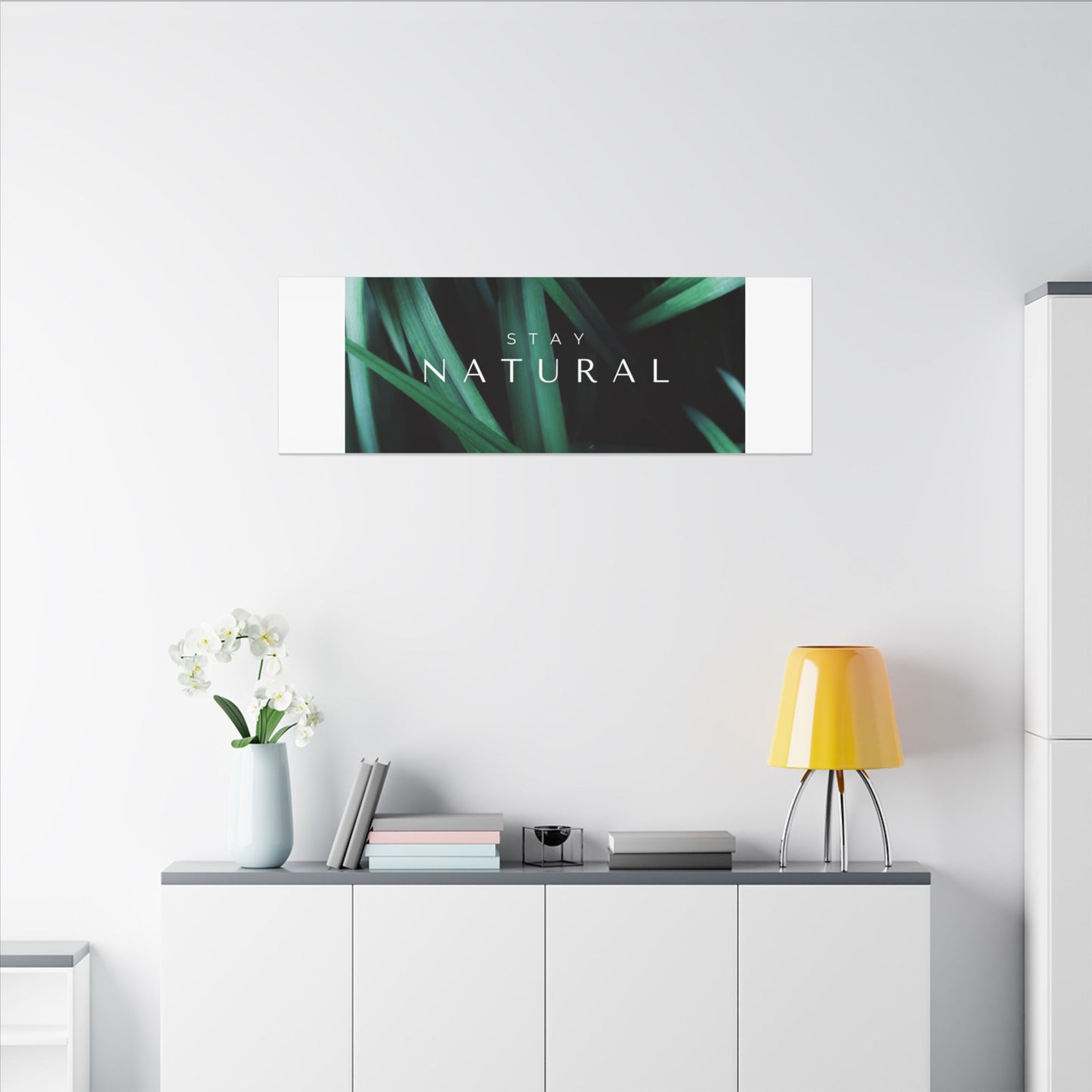Stay Natural Botanical Canvas Wall Art