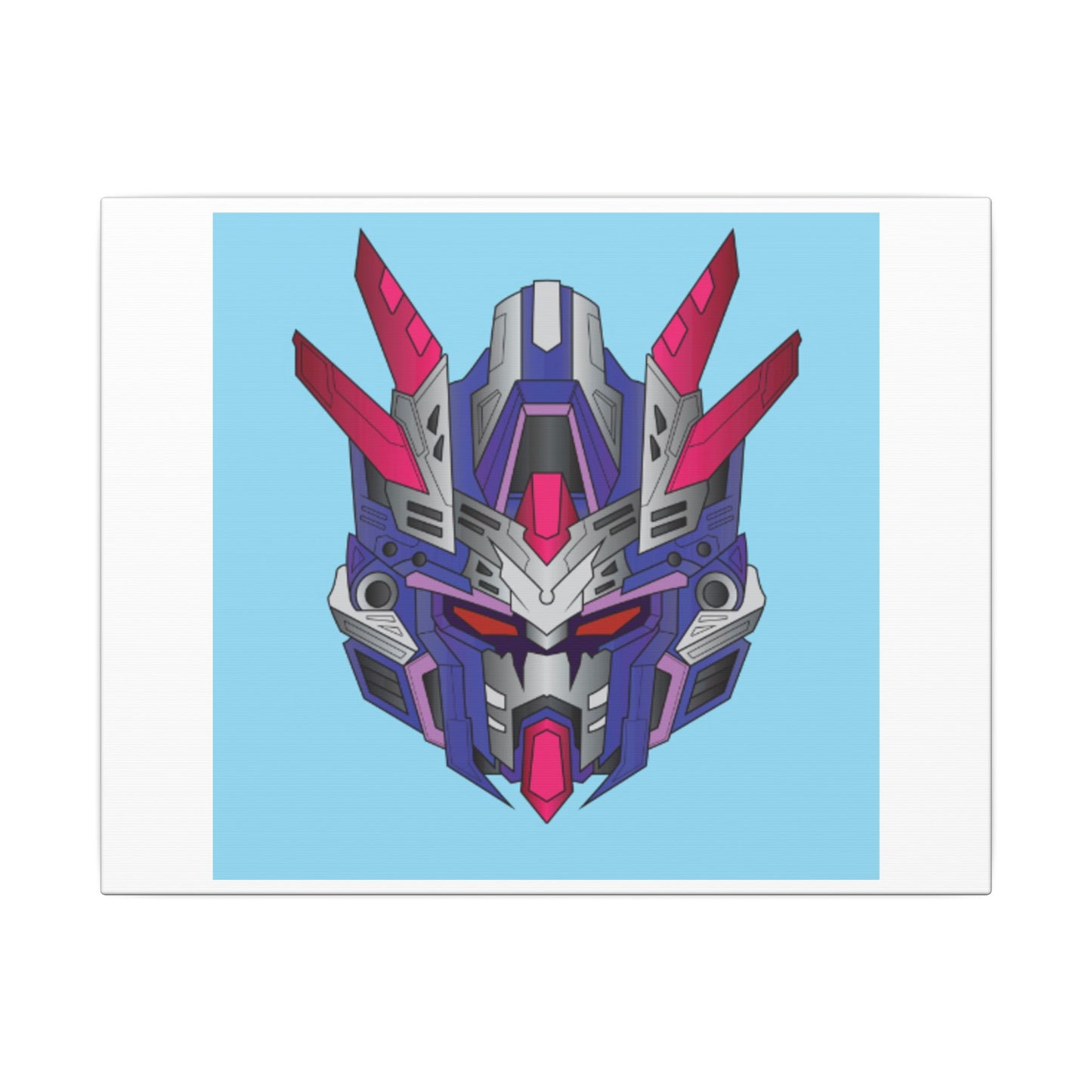 Mecha Warrior Helmet Organic Canvas