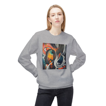 Abstract Expression Portrait Sweatshirt | Eco-Limited