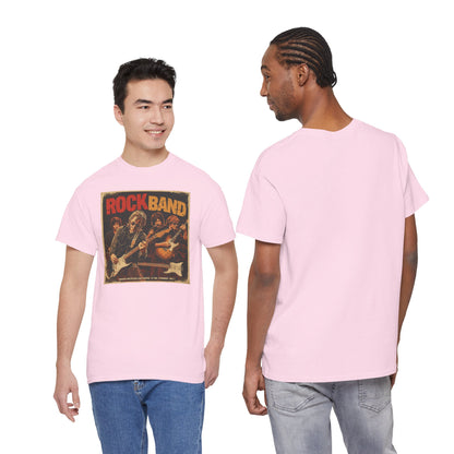 Rock Band Vintage Poster Art T-Shirt | Eco-Limited
