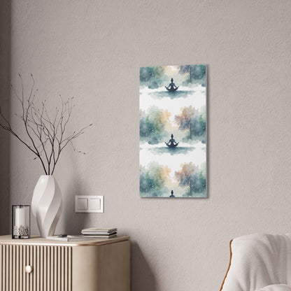 Peace Within Meditation Canvas Wall Art | Eco-Limited