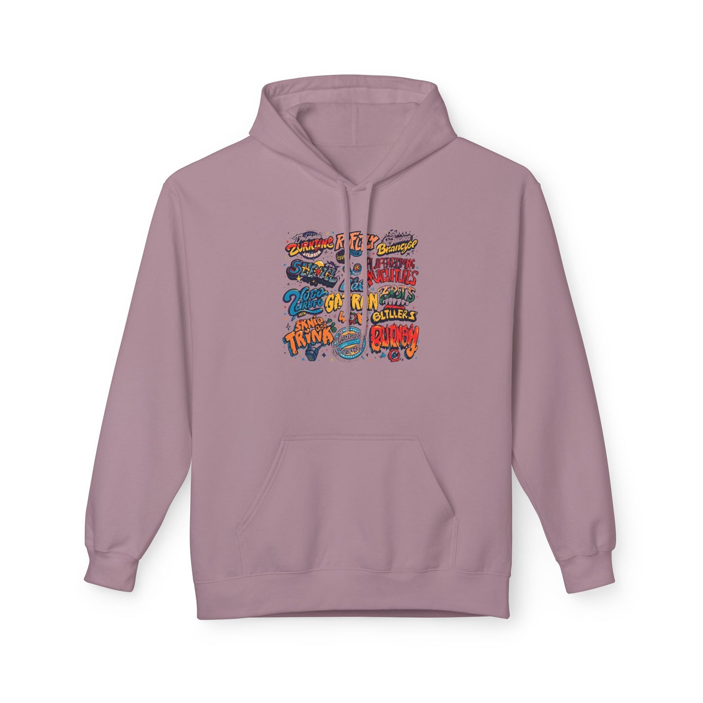 Retro Sticker Collage Graphic Hoodie|Eco-Friendly - Limited