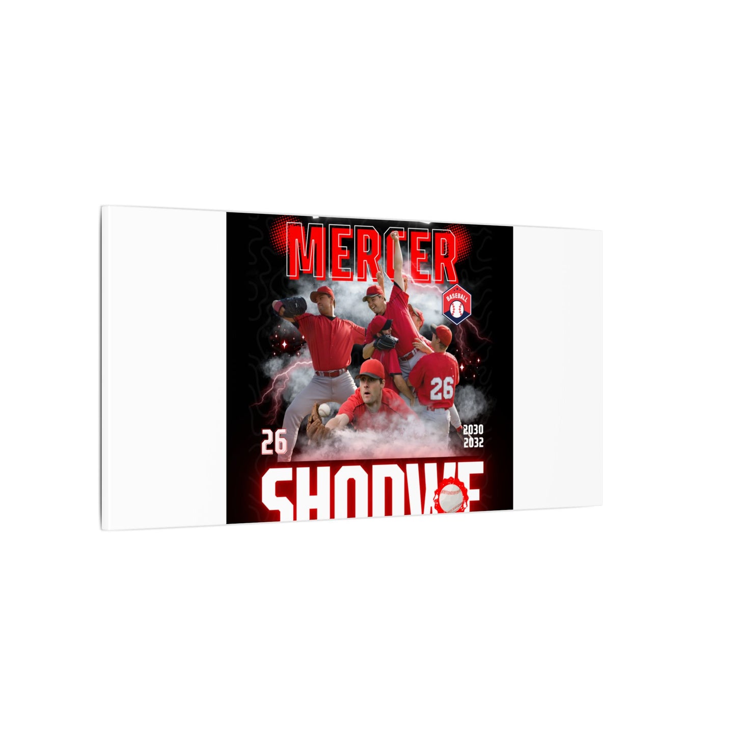 Baseball Team Player Poster