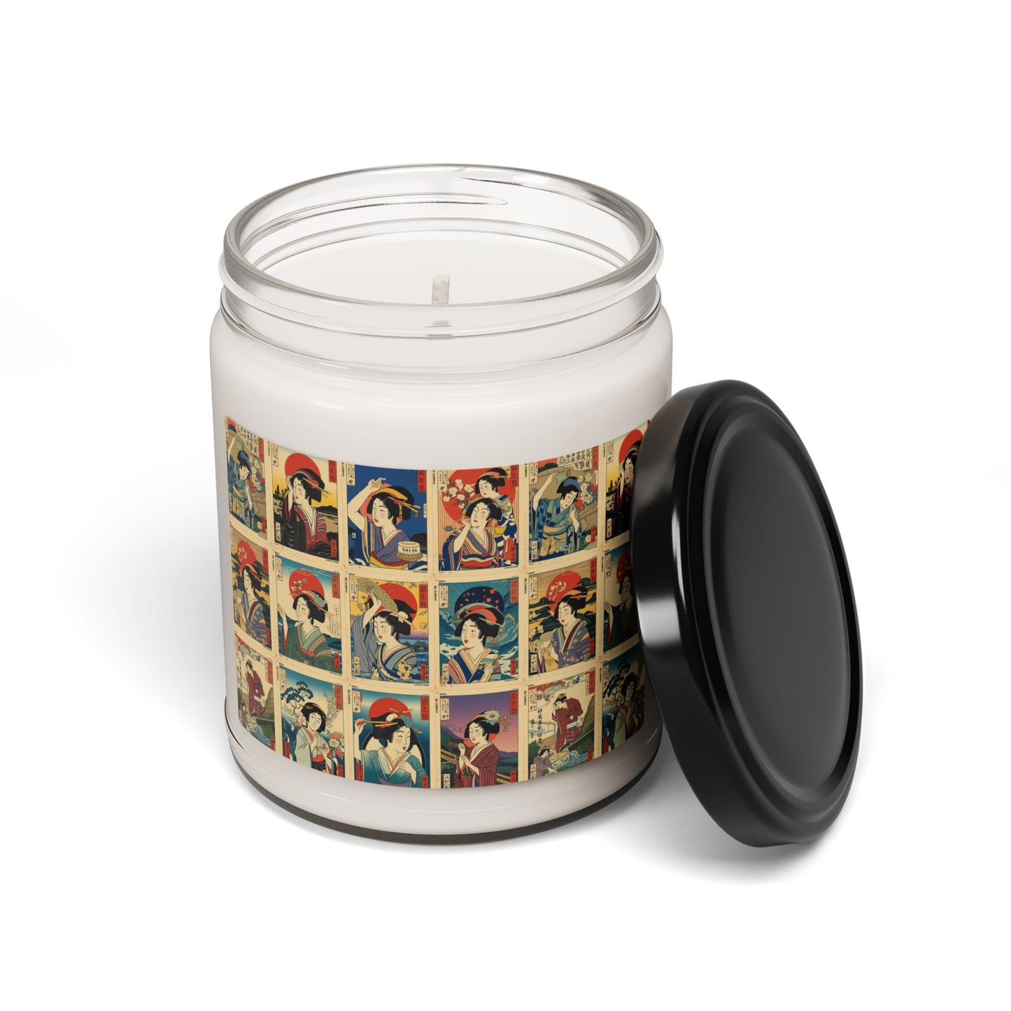 Vintage Pin-Up Collage Soy Candle (9 oz)|Eco-Friendly - Limited -organic