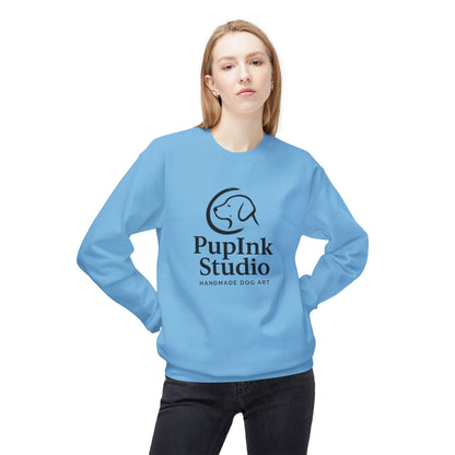 Handmade Dog Art Log Sweatshirt | Eco-Limited