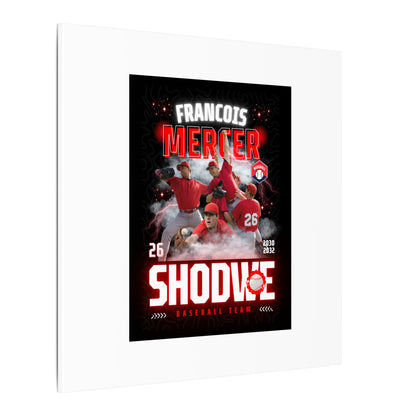 Baseball Team Player Poster