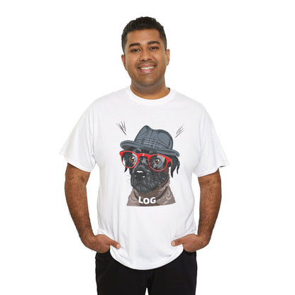Hipster Dog Glasses T-Shirt | Eco-Limited