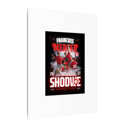 Baseball Team Player Poster