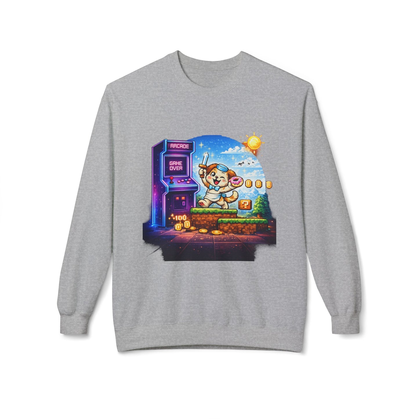 Pixel Arcade Bootleg Graphic Sweater | Eco - Limited