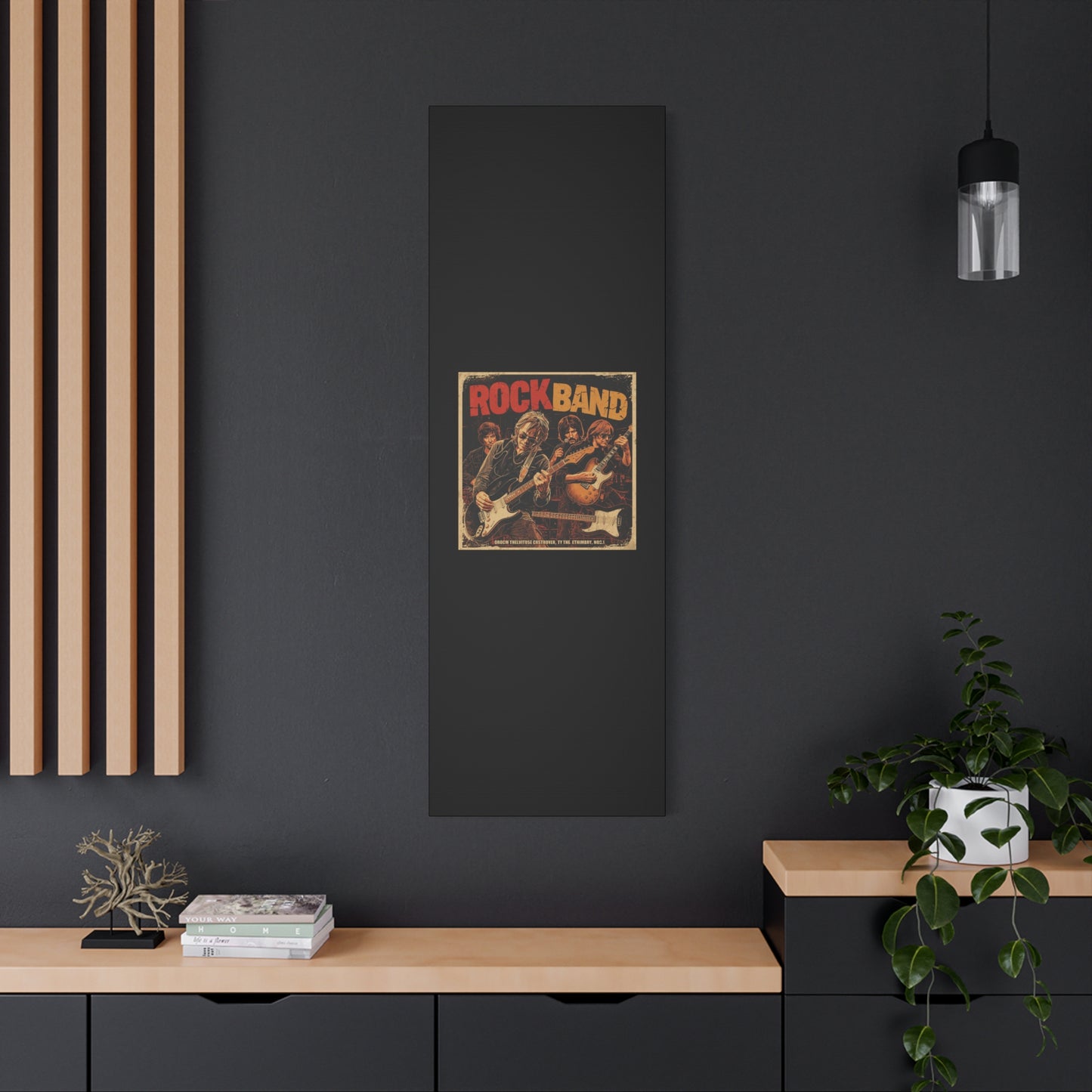 Rock Band Vintage Canvas Wall Art | Eco - Limited