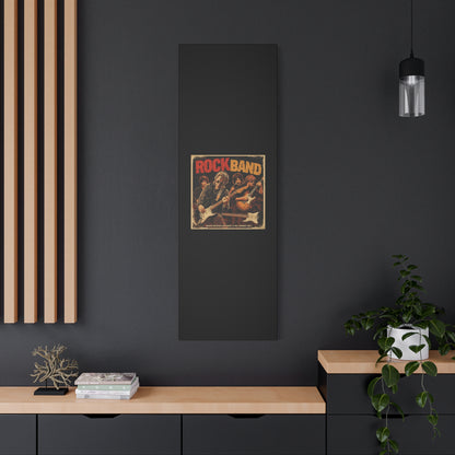 Rock Band Vintage Canvas Wall Art | Eco - Limited