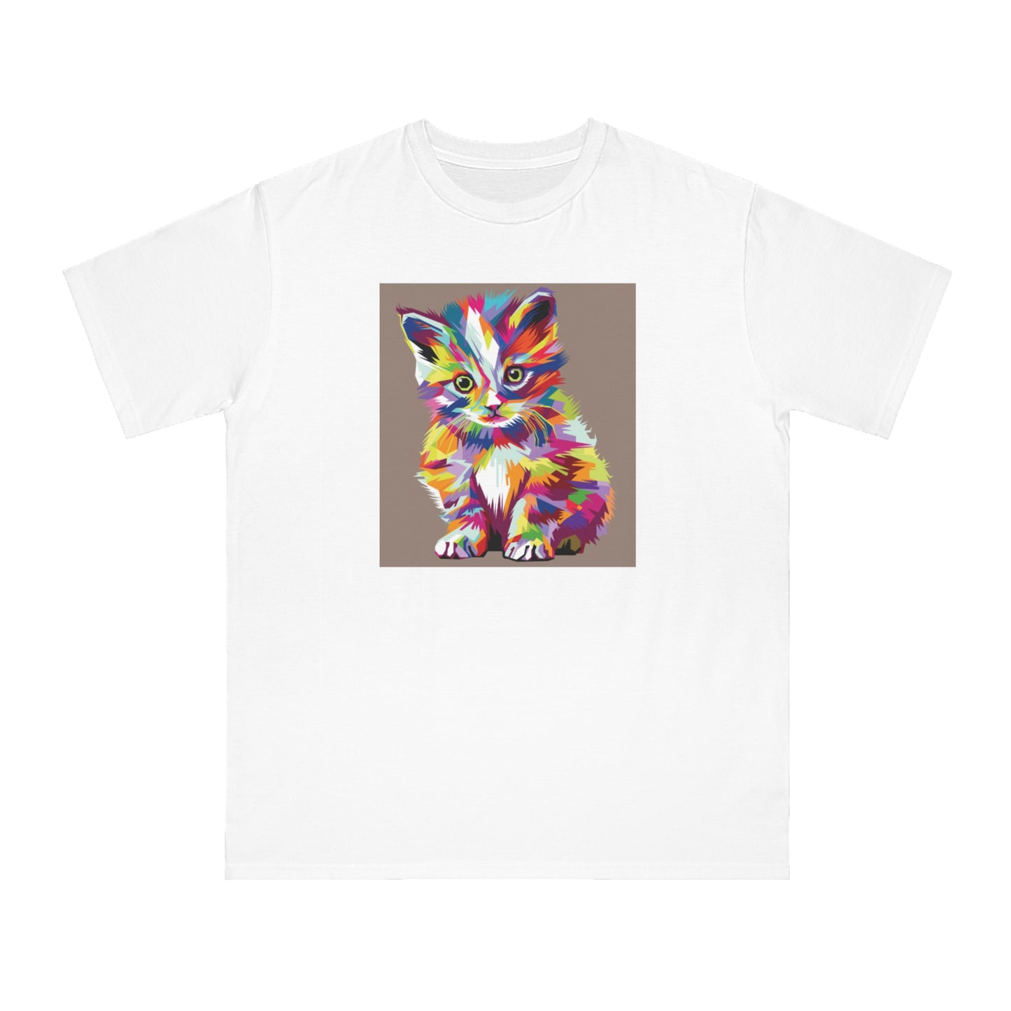 Color Pop Kitten Organic T-Shirt | Organic-Limited