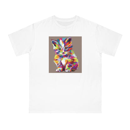 Color Pop Kitten Organic T-Shirt | Organic-Limited