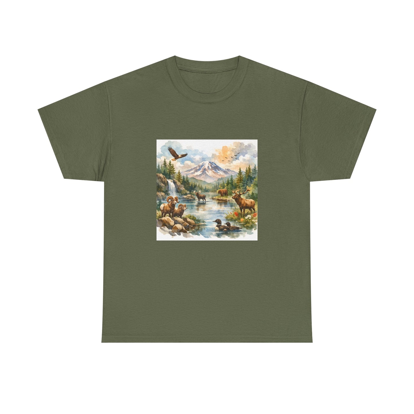 Wild American Landscape Graphic T-Shirt | Eco - Limited