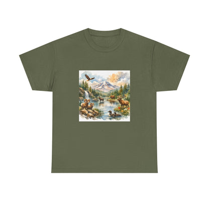 Wild American Landscape Graphic T-Shirt | Eco - Limited