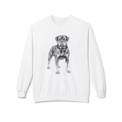 Rottweiler Sketch Minimal Art Sweatshirt | Eco-Limited