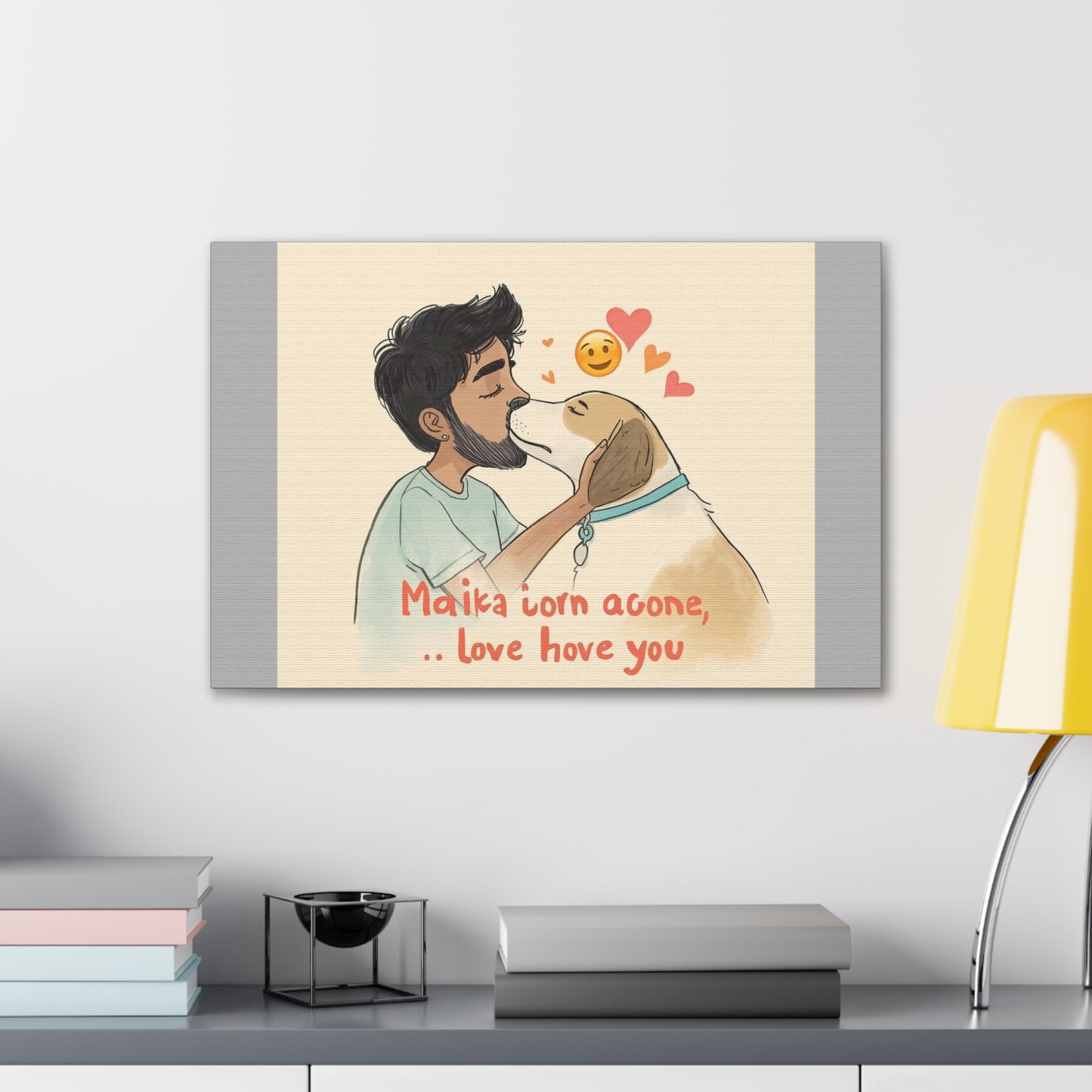 Love Never Leaves Canvas | Eco-Limited