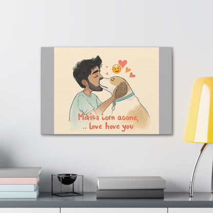 Love Never Leaves Canvas | Eco-Limited