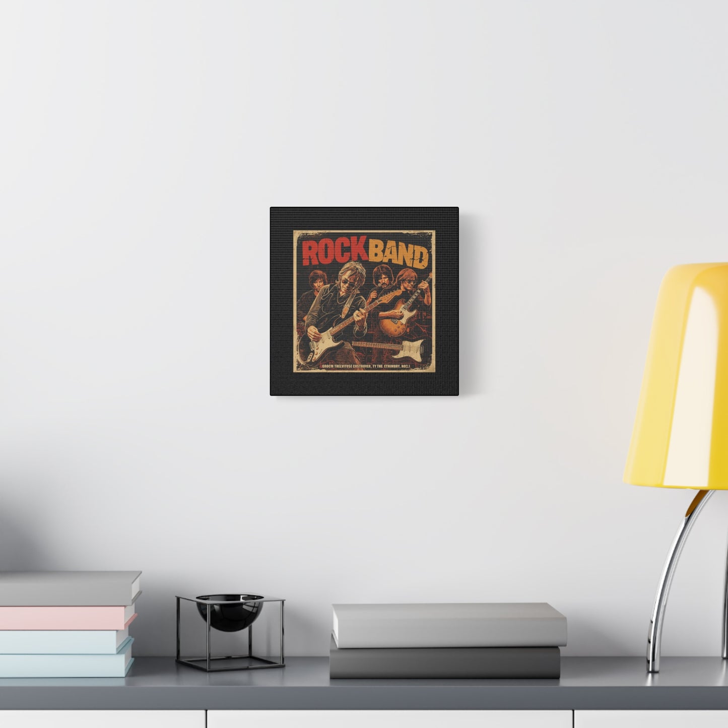 Rock Band Vintage Canvas Wall Art | Eco - Limited