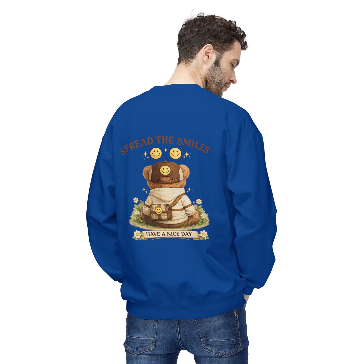Spread the Smiles Bear Sweatshirt | Eco-Limited