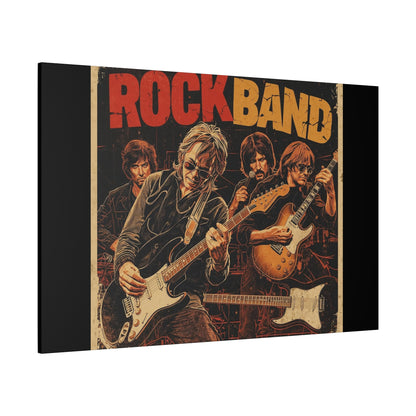 Rock Band Vintage Canvas Wall Art | Eco - Limited