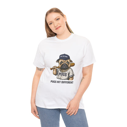 Pugs Hit Different T-Shirt | Eco-Limited
