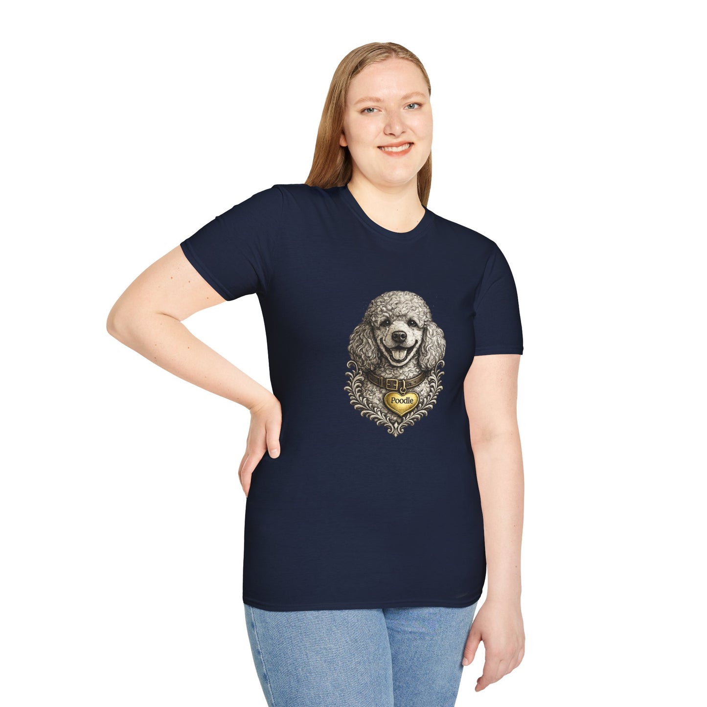 Poodle Ink Portrait T-Shirt | Eco-Limited