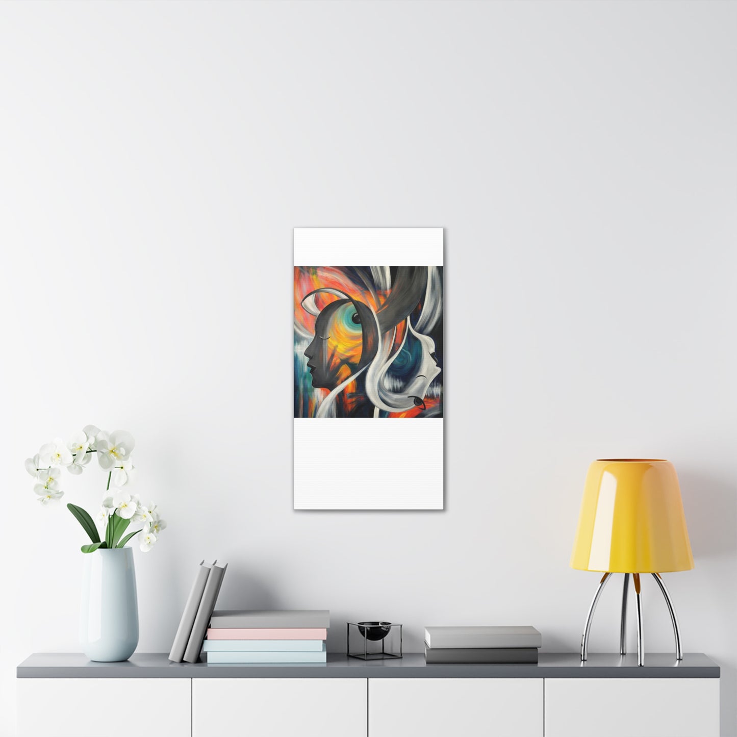 Abstract Expression Portrait Canvas | Eco-Limited