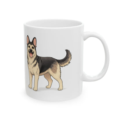 Cute Standing Dog Coffee Cup (11oz/15oz)