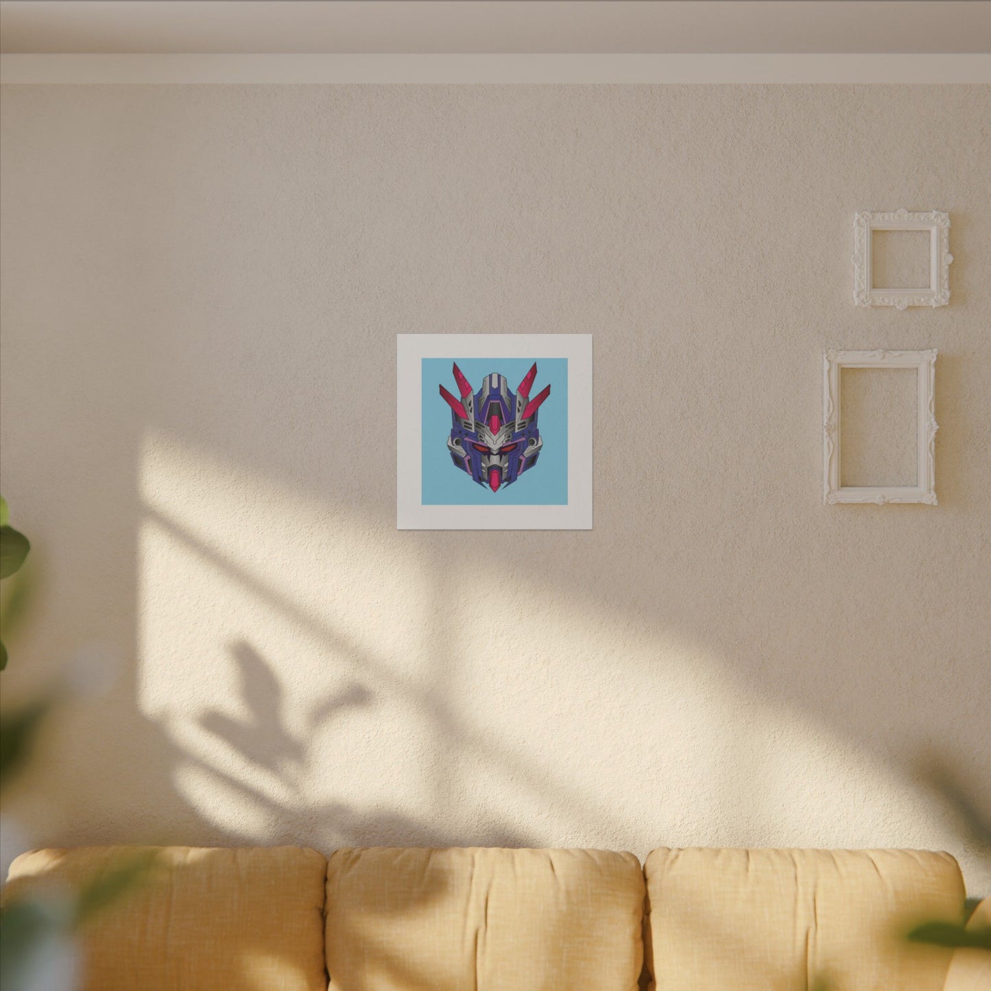 Mecha Warrior Helmet Organic Canvas