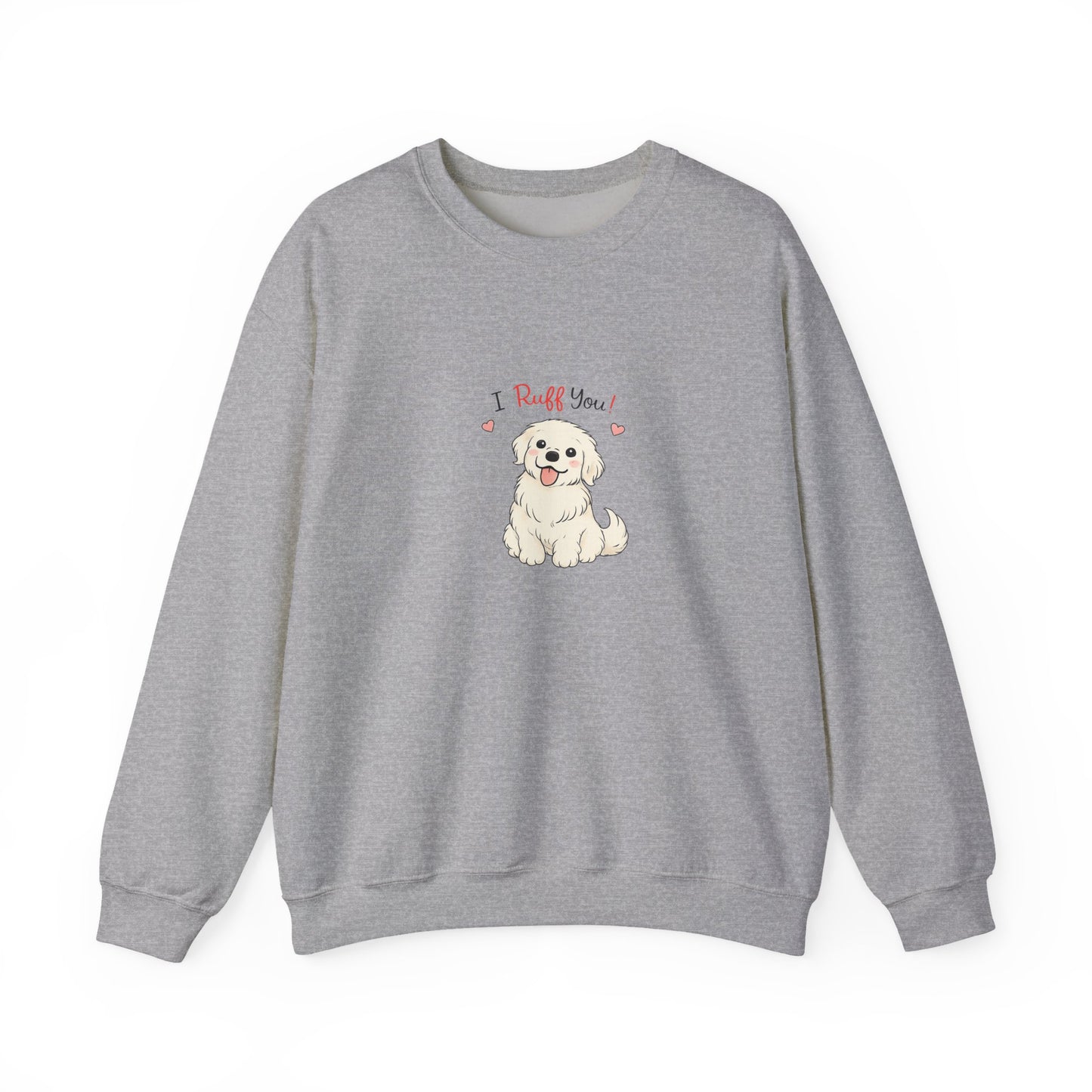 Ruff Love Puppy Graphic Sweatshirt | Eco-Limited