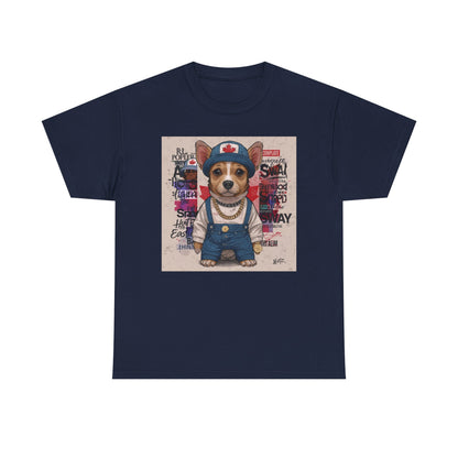 Lucky Street Pup Art T-Shirt | Eco-Limited