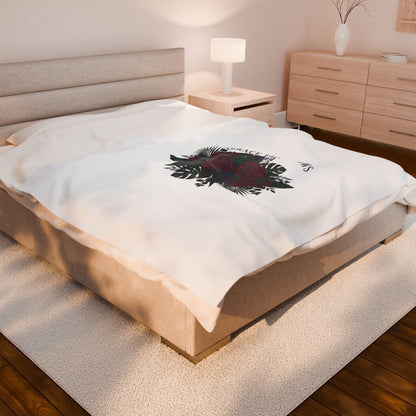 Embrace the Shadows Floral Blanket | Eco-Limited