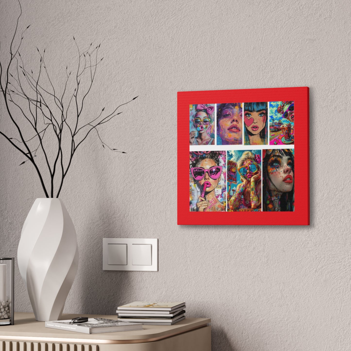 Pop Art Muse Canvas | Statement Wall Art