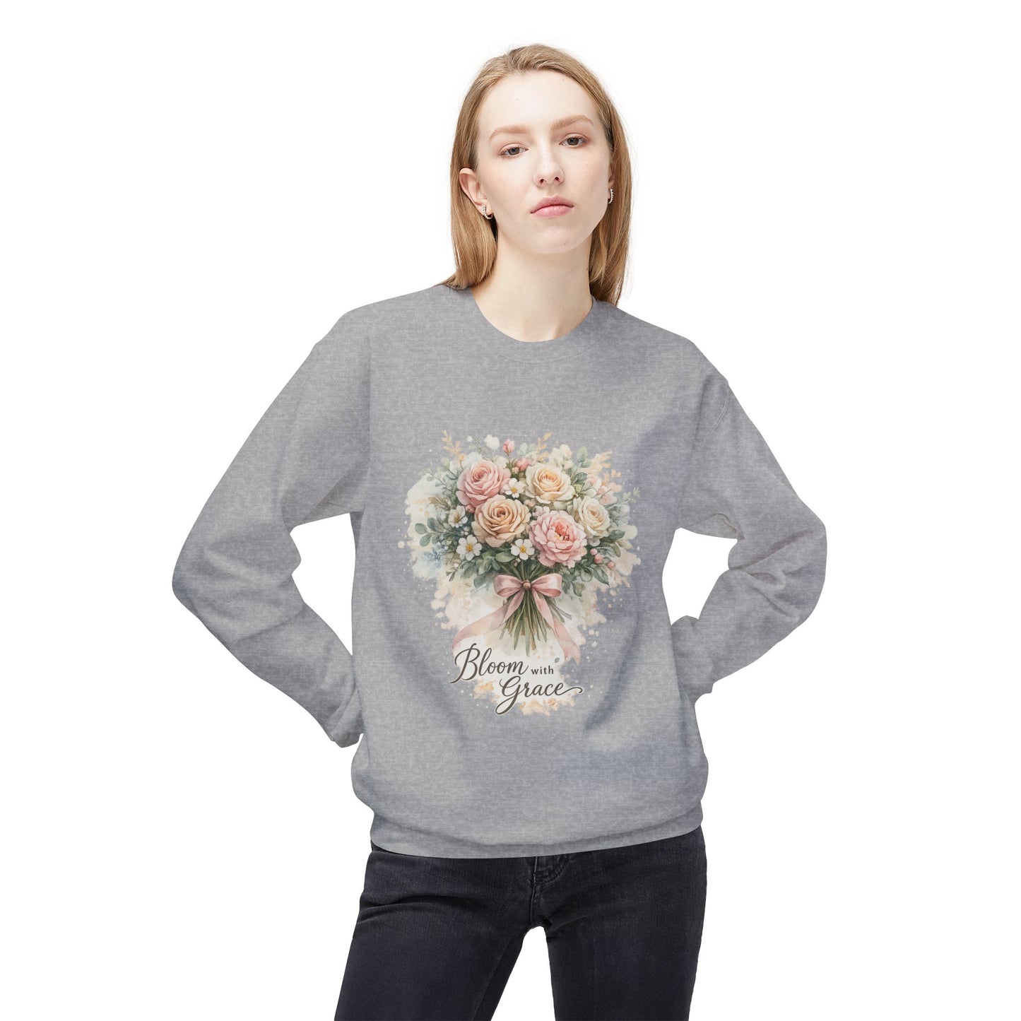 Bloom With Grace Sweatshirt | Eco-Limited