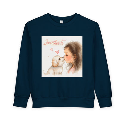 Sweethearts Puppy Moment Children Sweater | Eco-Limited