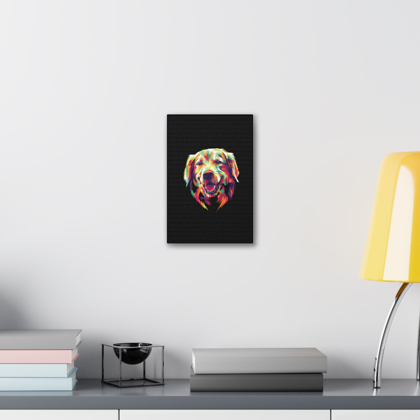 Color Burst Golden Smile Canvas | Eco-Limited