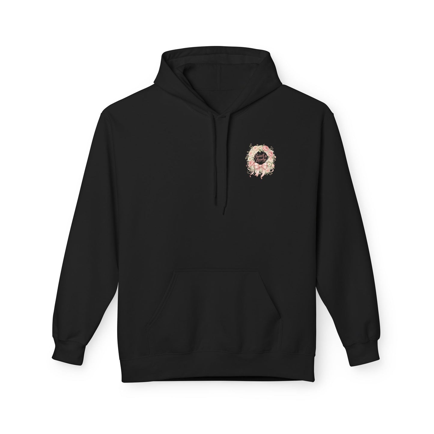Sweet Floral Emblem Hoodie | Eco-Limited