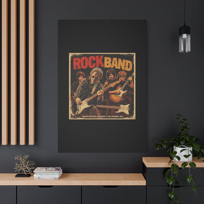 Rock Band Vintage Canvas Wall Art | Eco - Limited