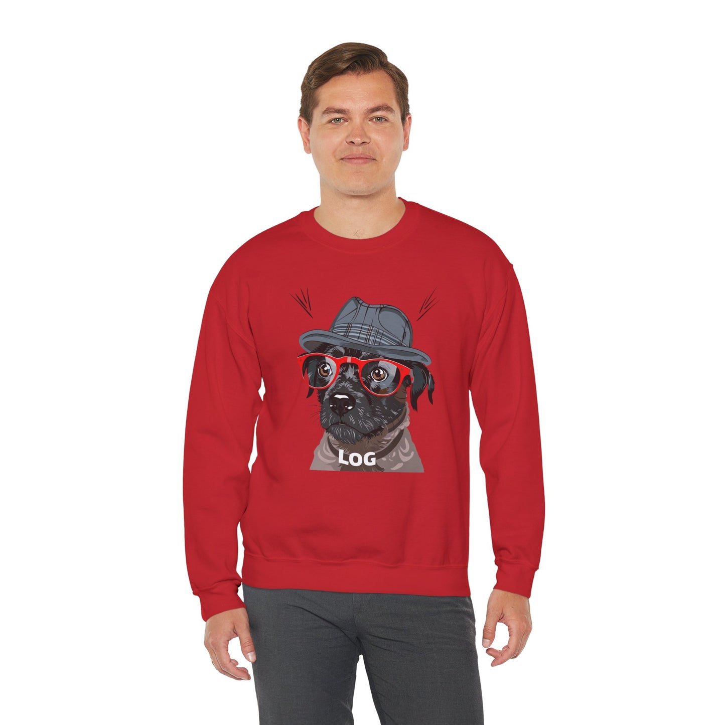 LOG Street Dog Art Sweatshirt | Eco-Limited